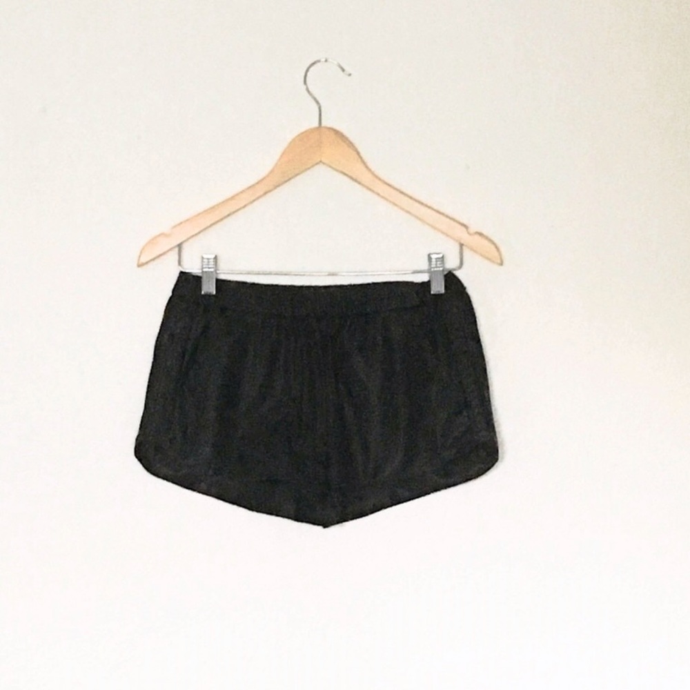 Black zara shorts